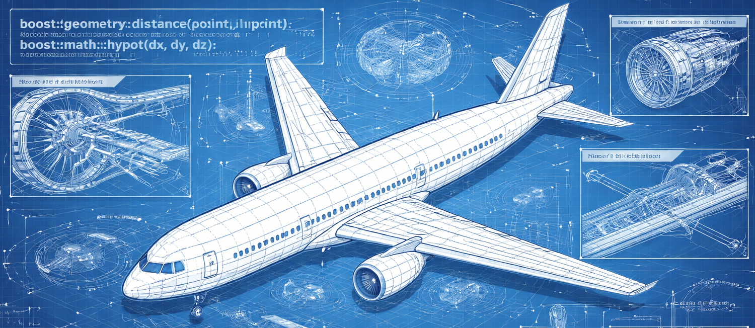 Aircraft design blueprint